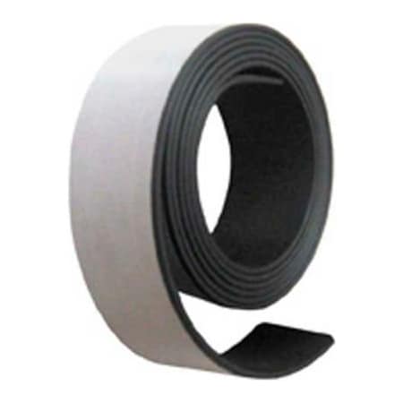 Magna Visual Magna Visual Magnetic Adhesive Tape Roll, 48"W x 1"H, Black P-240-4